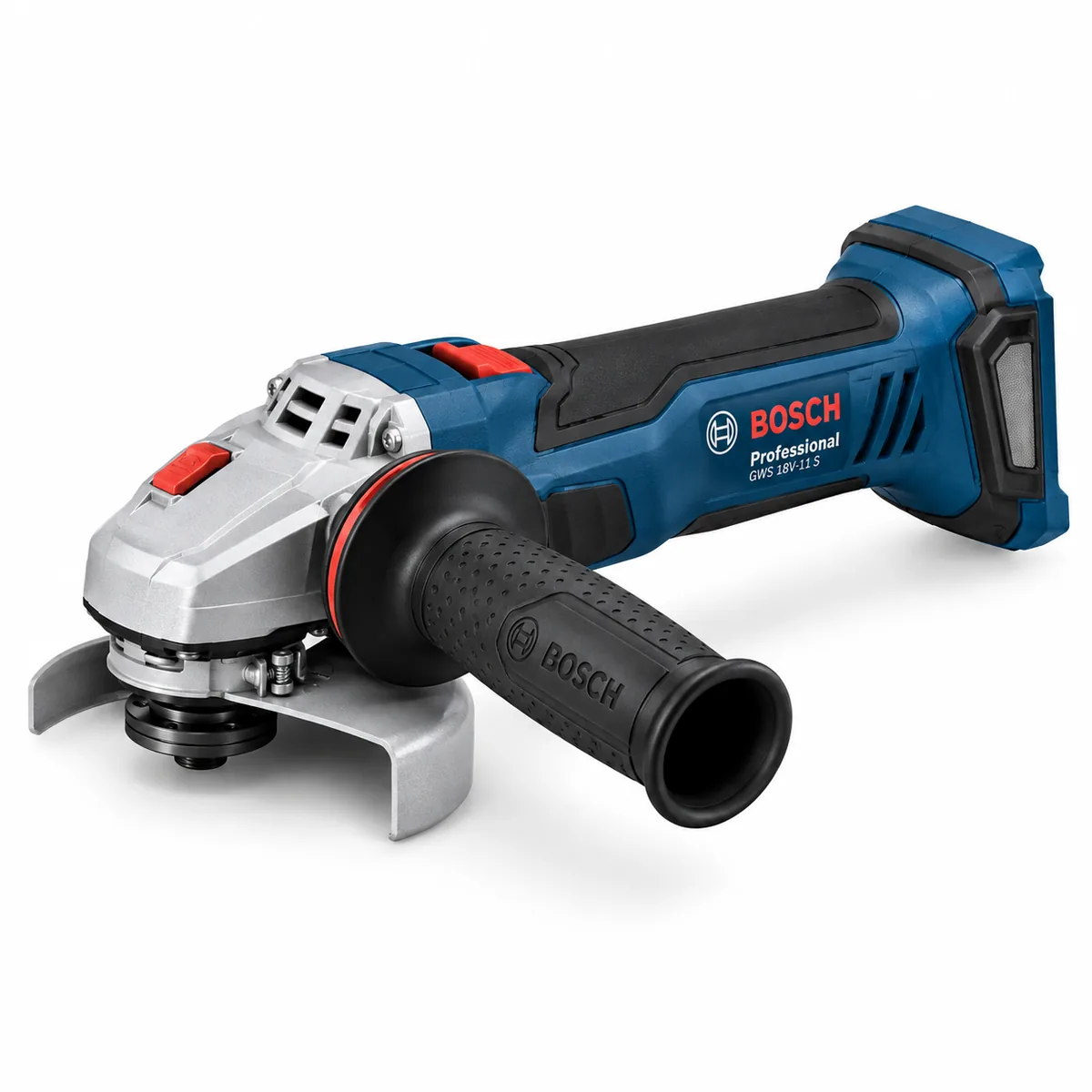 Ilustración de una amoladora a batería Bosch Professional GWS 18V-11 S
