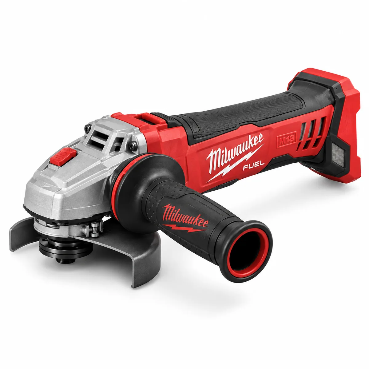 Ilustración de una amoladora a batería Milwaukee M18 BLSAG125X-0