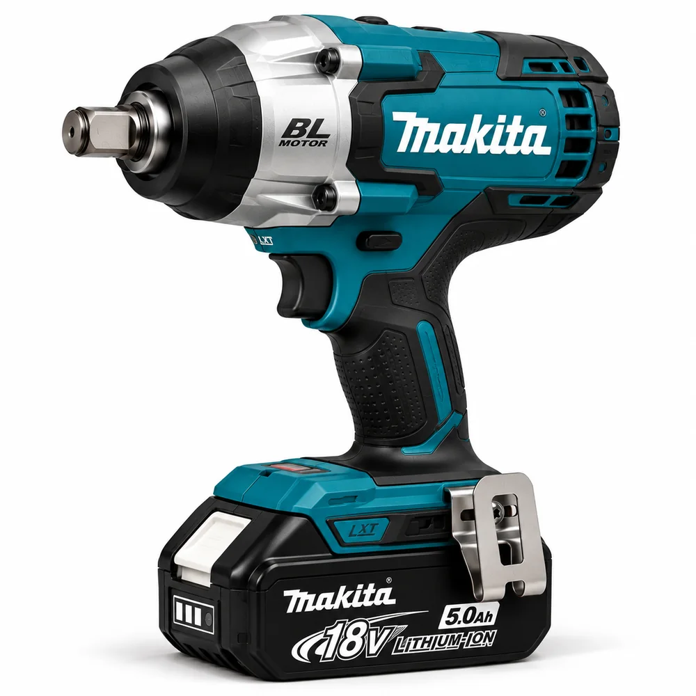 Llave de impacto a batería Makita DTW700Z analizada en la comparativa