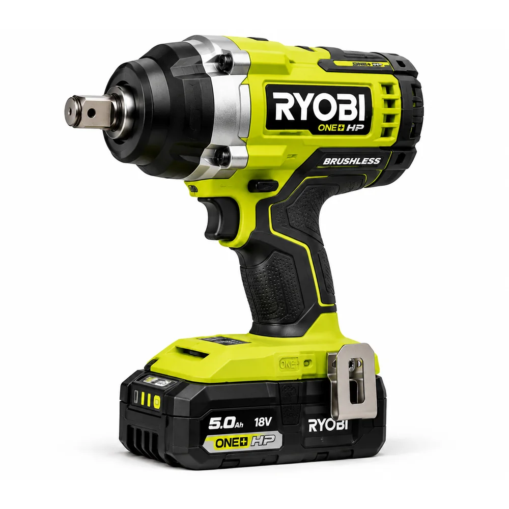 Llave de impacto a batería Ryobi RIW18BL-0 analizada en la comparativa